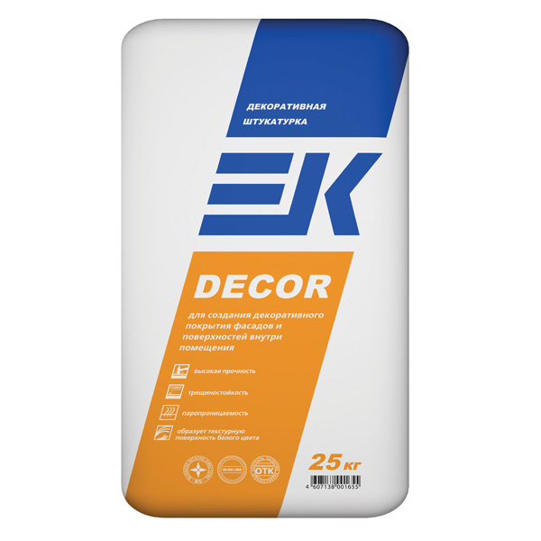 Декоративная штукатурка  EK Decor (25 кг)