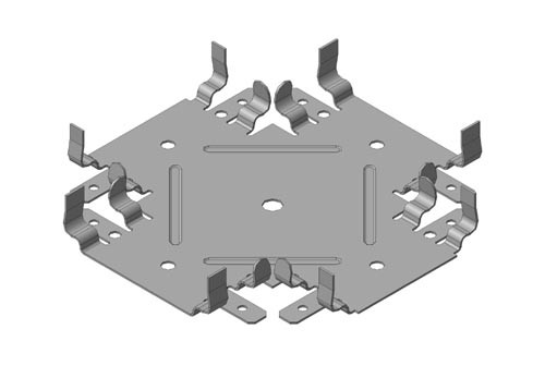 Соединитель одноуровневый для профиля  (60/27 мм) краб Кнауф