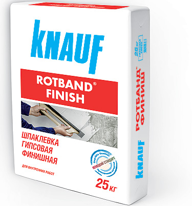 Шпаклевка гипсовая финишная Кнауф Ротбанд-Финиш (25 кг)