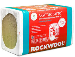 Утеплитель Rockwool (Роквул)  Акустик Баттс (1000×600×50 мм)