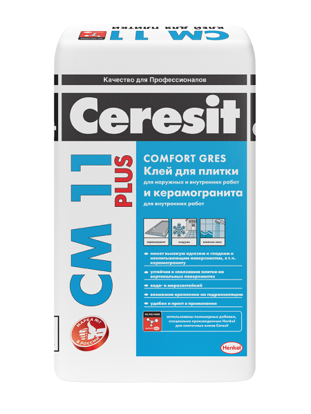 Плиточный клей  Ceresit CM 11 Plus (25 кг)