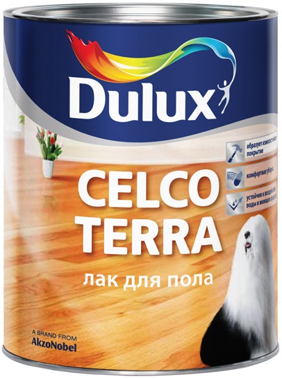 Лак Дулукс (Dulux)  CELCO TERRA 20 (1 л) полуглянцевый