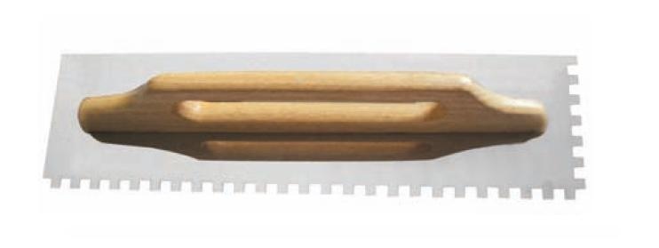 Гладилка швейцарская зубчатая (130х480 мм) зуб (6х6 мм)