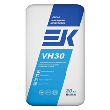 Шпаклевка цементная  ЕК VH30  серая (20 кг)