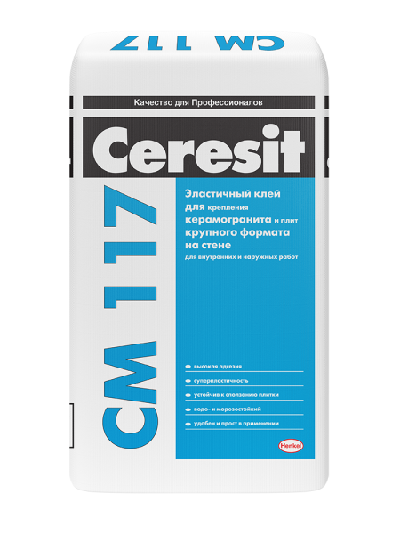 Плиточный клей  Ceresit CM 117 (25 кг)