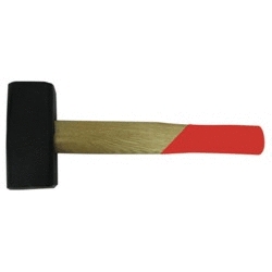Кувалда  кованая с обратной деревянной ручкой (6 кг)