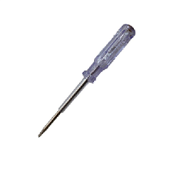 Отвертка индикаторная  белая ручка (140 мм)