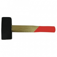 Кувалда  кованая с обратной деревянной ручкой (6 кг)