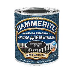 Краска по металлу Хаммерайт  молотковая черная (0,25 л)