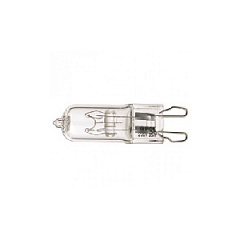 Лампа галогенная капсульная 220V 40W G9 прозр.(100)