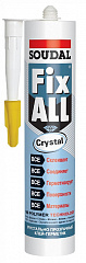 Клей-герметик Соудал (SOUDAL) Fix All Crystal эластичный гибридный прозрачный (290 мл)